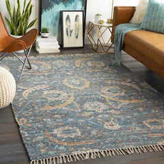 Dawlish Global Sky Blue Area Rug