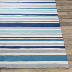 Fareham Modern Dark Blue/Ivory Area Rug