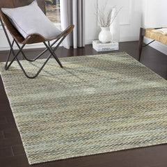 Gateshead Modern Dark Green Area Rug