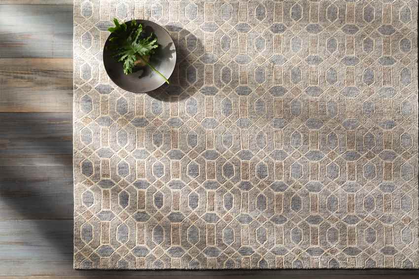 Neston Modern Beige/Gray Area Rug