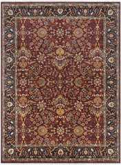 St Mawes Traditional Garnet Area Rug