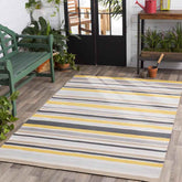 Fareham Modern Light Gray/Yellow Area Rug