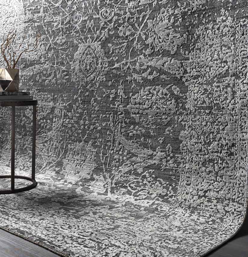 Sutton Traditional Charcoal Area Rug