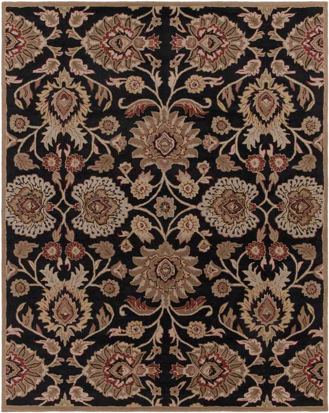 Eckville Traditional Black Area Rug