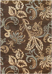 Stettler Cottage Dark Brown Area Rug