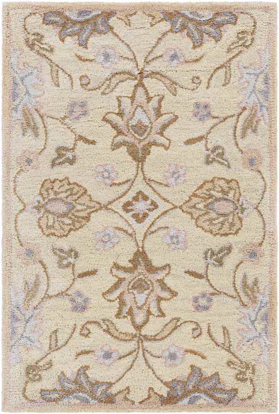 Eckville Traditional Cream Area Rug