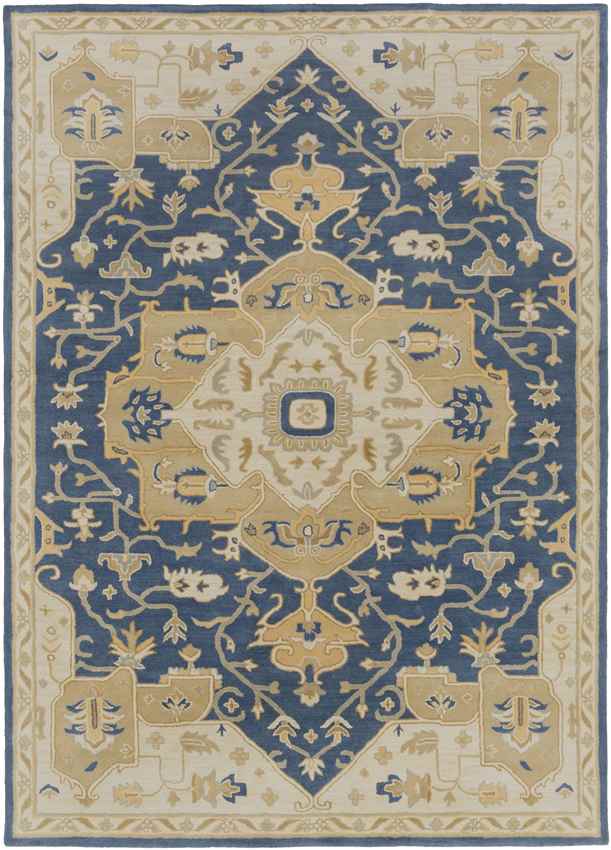 Roblin Traditional Navy Area Rug