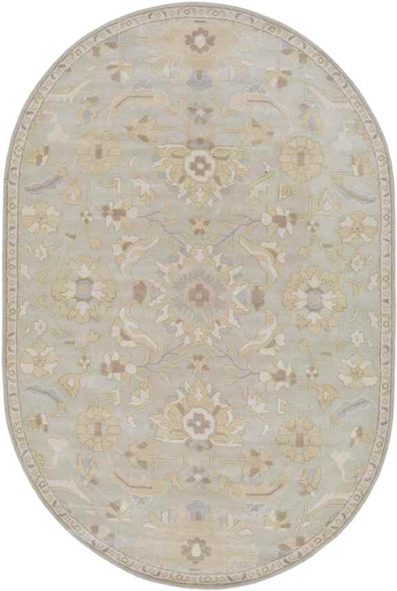 Caraquet Traditional Light Gray Area Rug