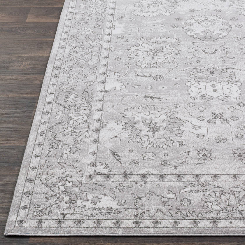 Yanet Modern Gray/Charcoal Area Rug