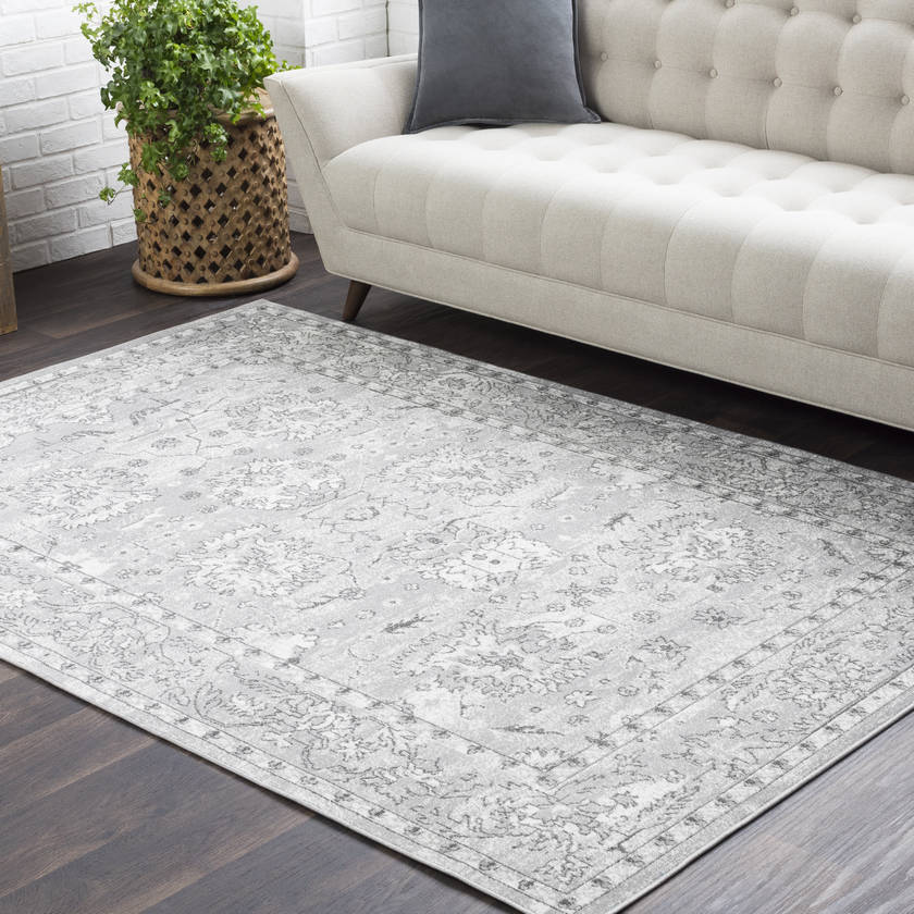 Yanet Modern Gray/Charcoal Area Rug
