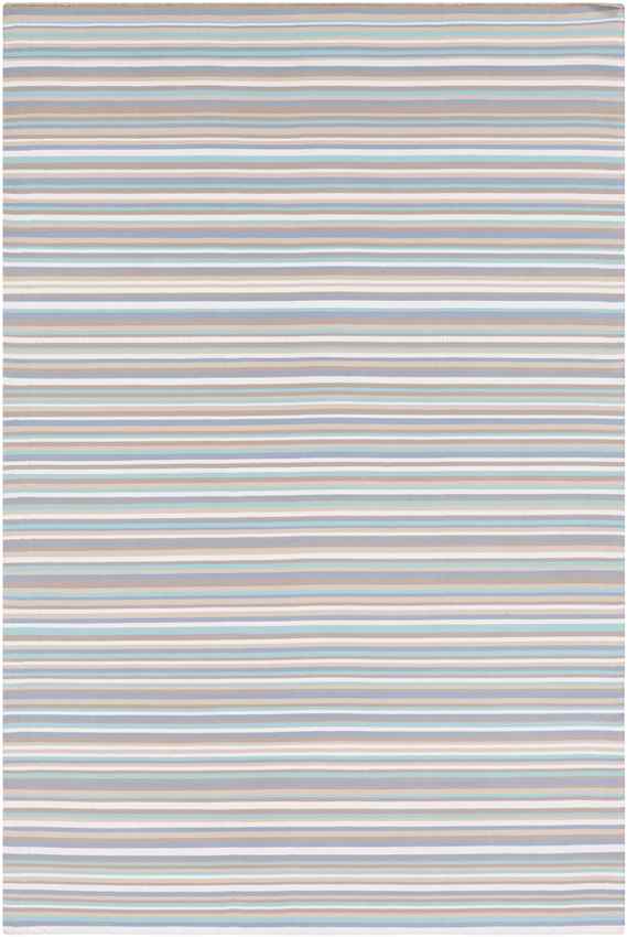 Triton Modern White/Gray Area Rug