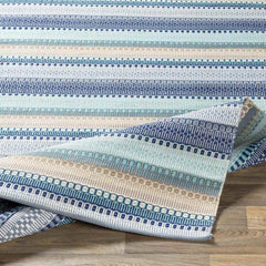Falmouth Modern Aqua Area Rug
