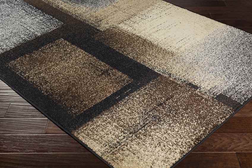 Norquay Modern Dark Brown Area Rug
