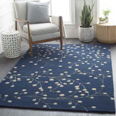 Le Havre Cottage Navy Area Rug