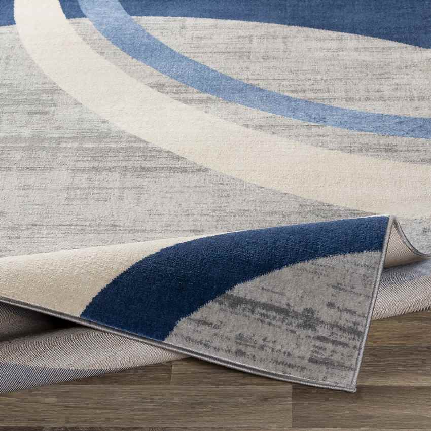 Tjaard Modern Navy Area Rug