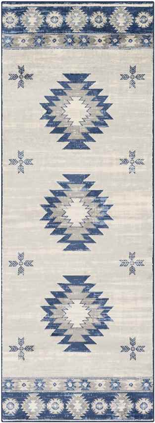 Tjeintgum Rustic Navy Area Rug