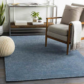 Montrell Modern Denim Area Rug
