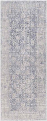 Alting Traditional Bright Blue Area Rug