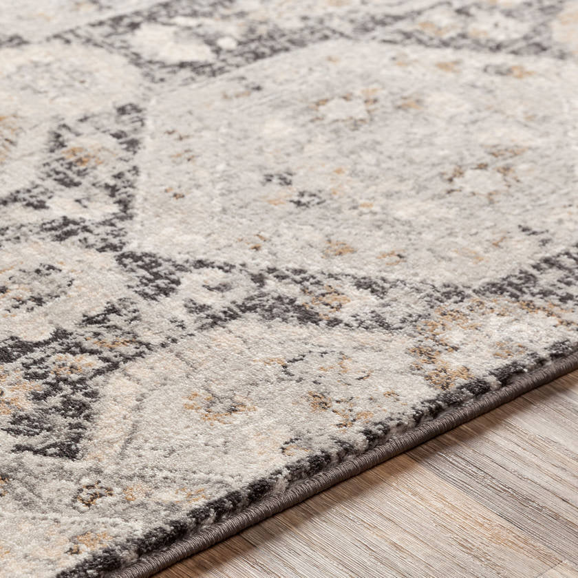 Geelbroek Traditional Black Area Rug