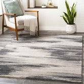 Nietap Modern Charcoal Area Rug