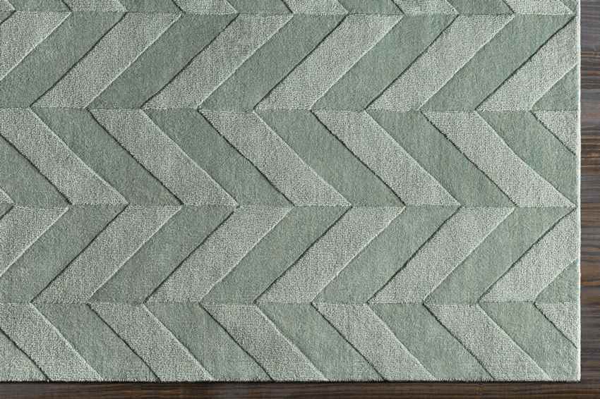 Menton Modern Ice Blue Area Rug