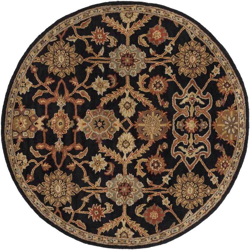Nijstad Traditional Black Area Rug