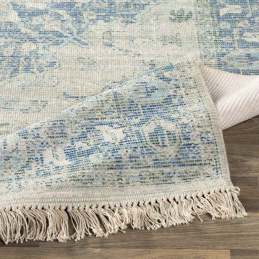 Sandbach Traditional Navy Area Rug