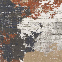 Rugby Modern Terracotta Area Rug