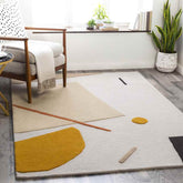 Arni Modern Camel Area Rug
