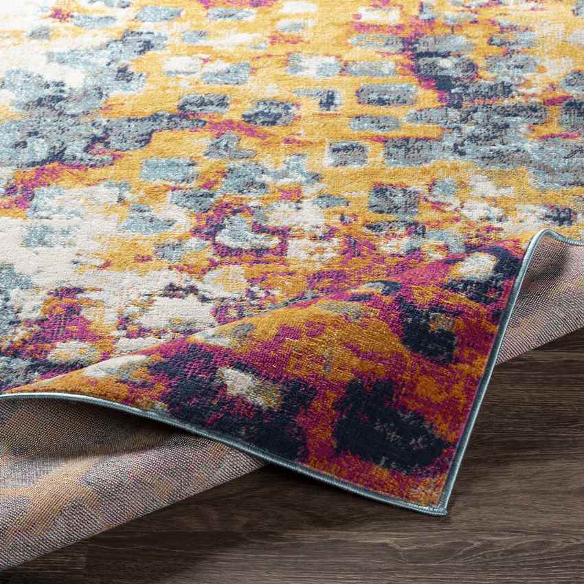 Delburen Modern Saffron Area Rug