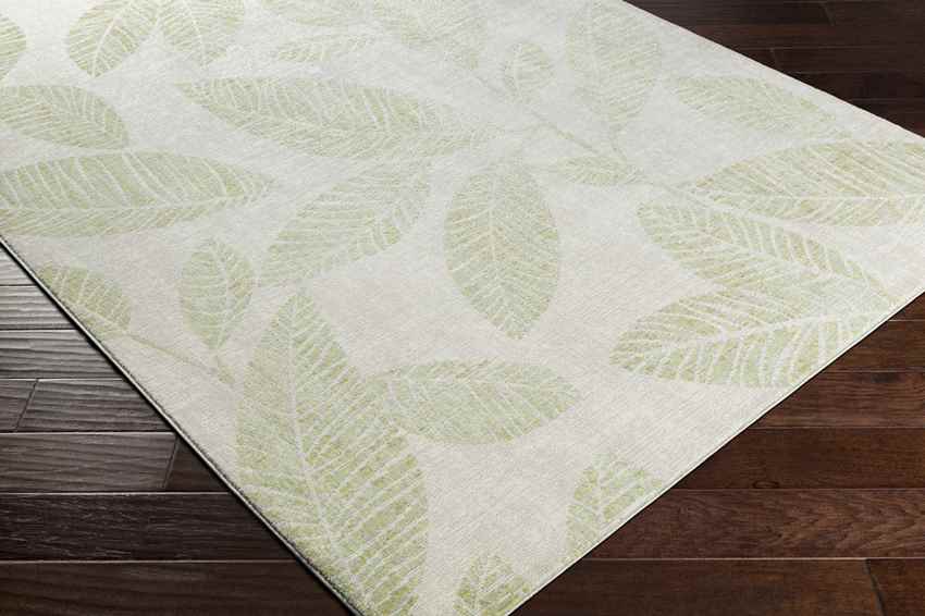 Bargebek Coastal Grass Green Area Rug