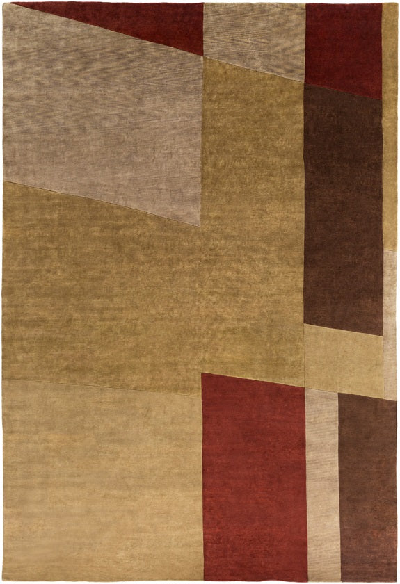 Stitswerd Modern Camel Area Rug