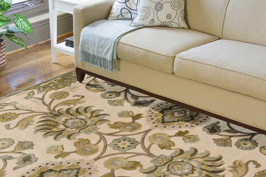 Oldenzijl Traditional Beige Area Rug