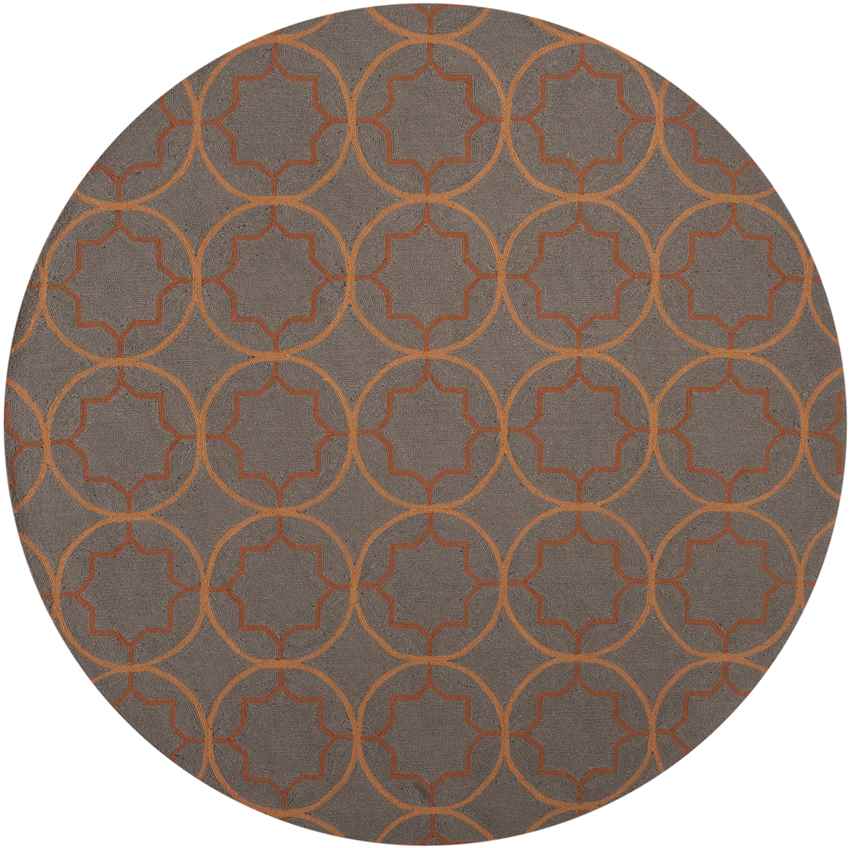 Oostwold Modern Dark Brown Area Rug