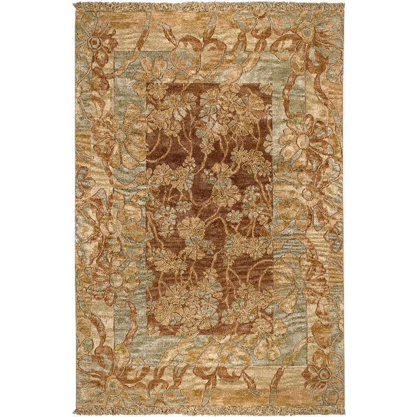 Niehove Traditional Beige Area Rug