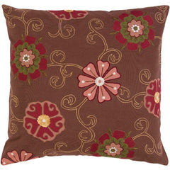 Arrien Dark Red Pillow Cover