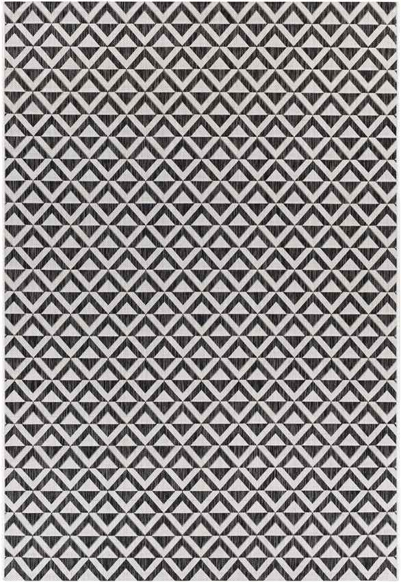 Akkrum Modern Black Area Rug