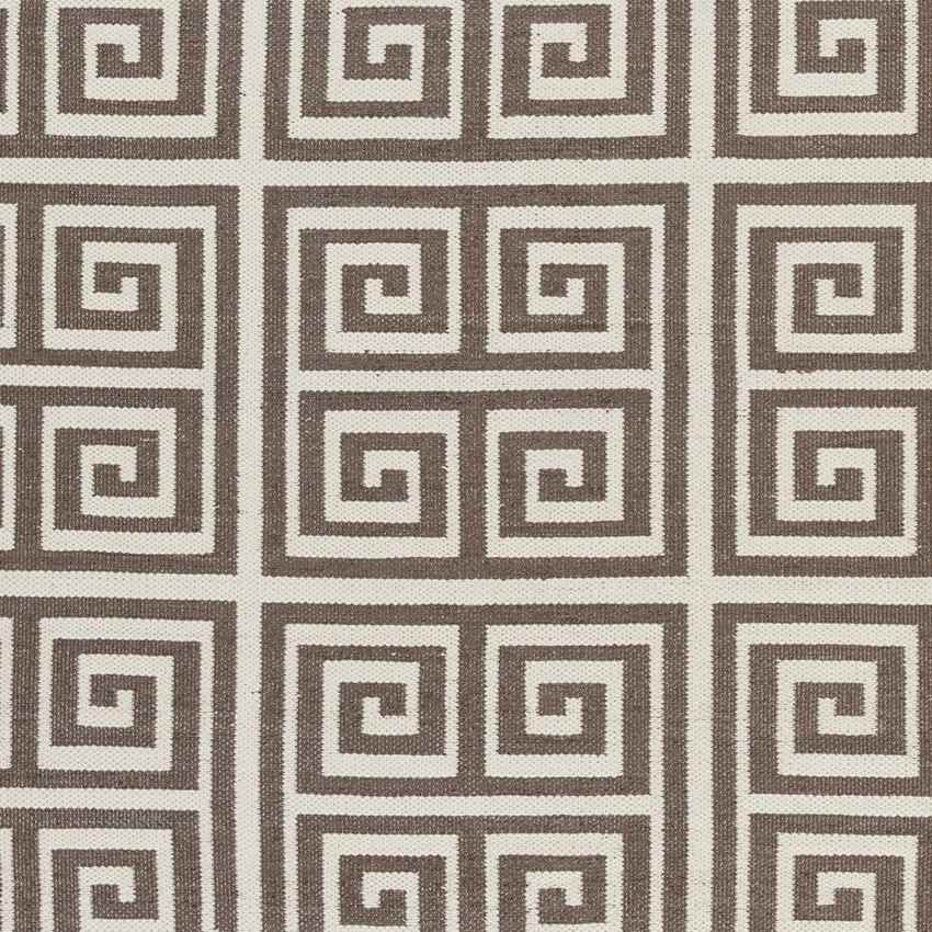 Toldijk Modern Dark brown/Cream Area Rug