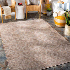 Buiksloot Traditional Brick Area Rug