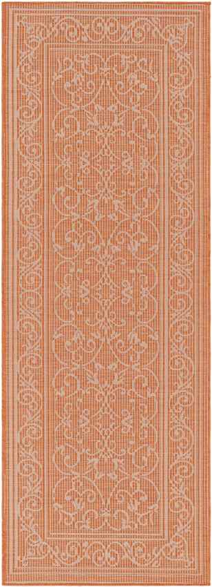 Castricum Traditional Orange Area Rug