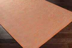 Castricum Traditional Orange Area Rug