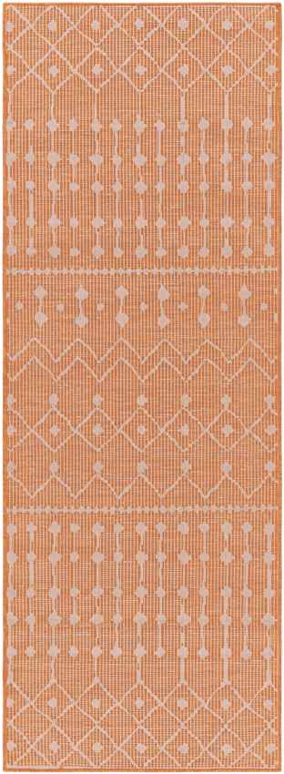 Cruquius Global Bright Orange Area Rug