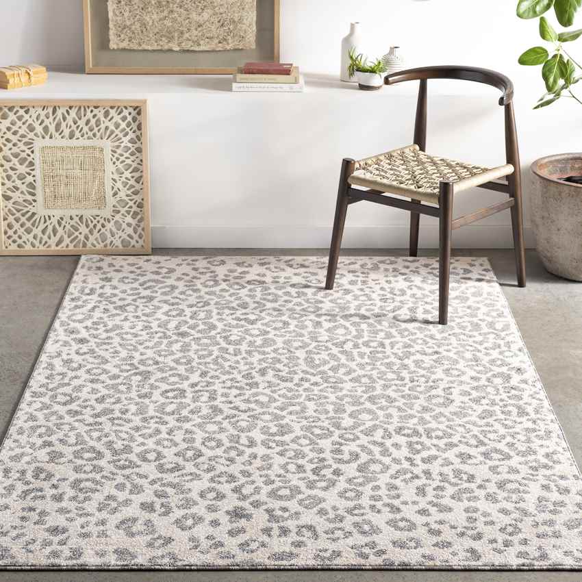 Wamel Modern Medium Gray Area Rug