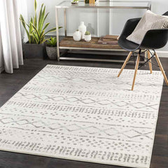 Mullegen Global Light Gray Area Rug