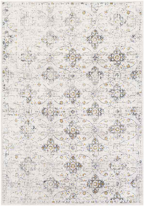 Manen Traditional Light Gray Area Rug