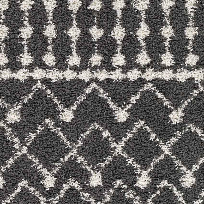 Uitdam Global Black Area Rug