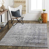 Eikberg Traditional Light Gray Area Rug