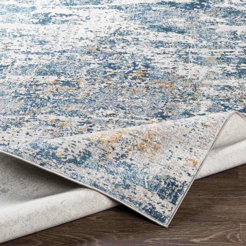 Elde Modern Aqua Area Rug