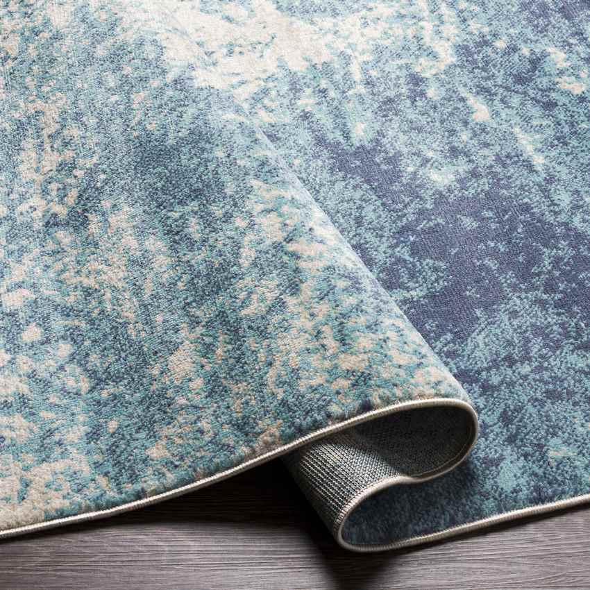 Esch Modern Aqua Area Rug