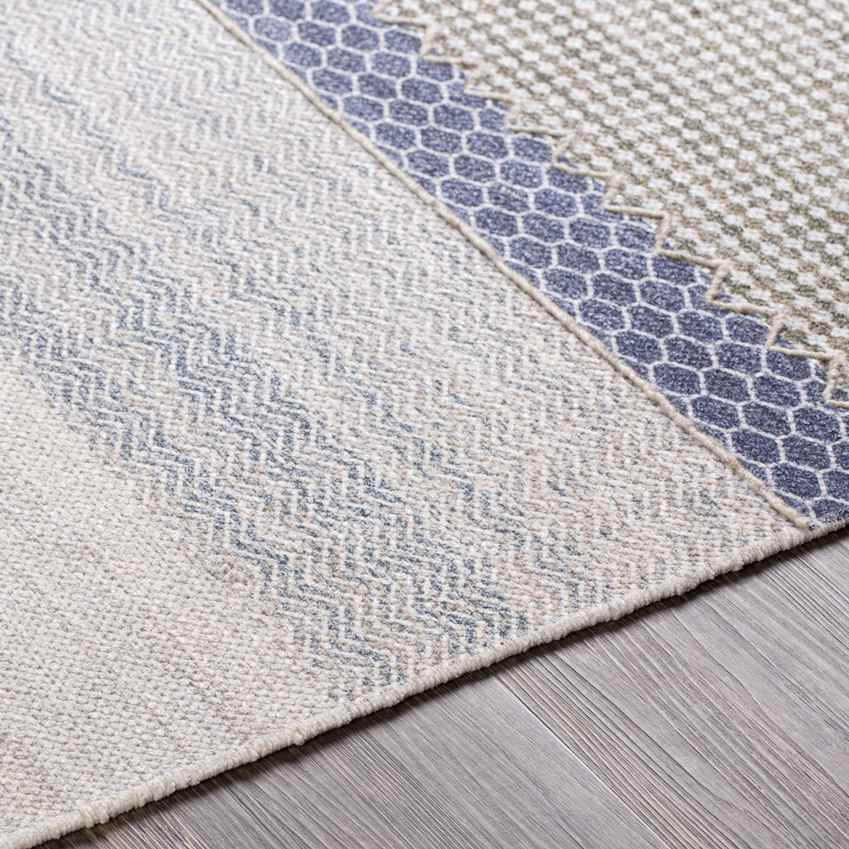 Everland Global Teal Area Rug